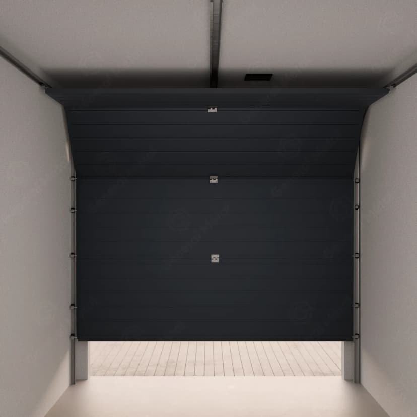 Travail soigné porte de garage